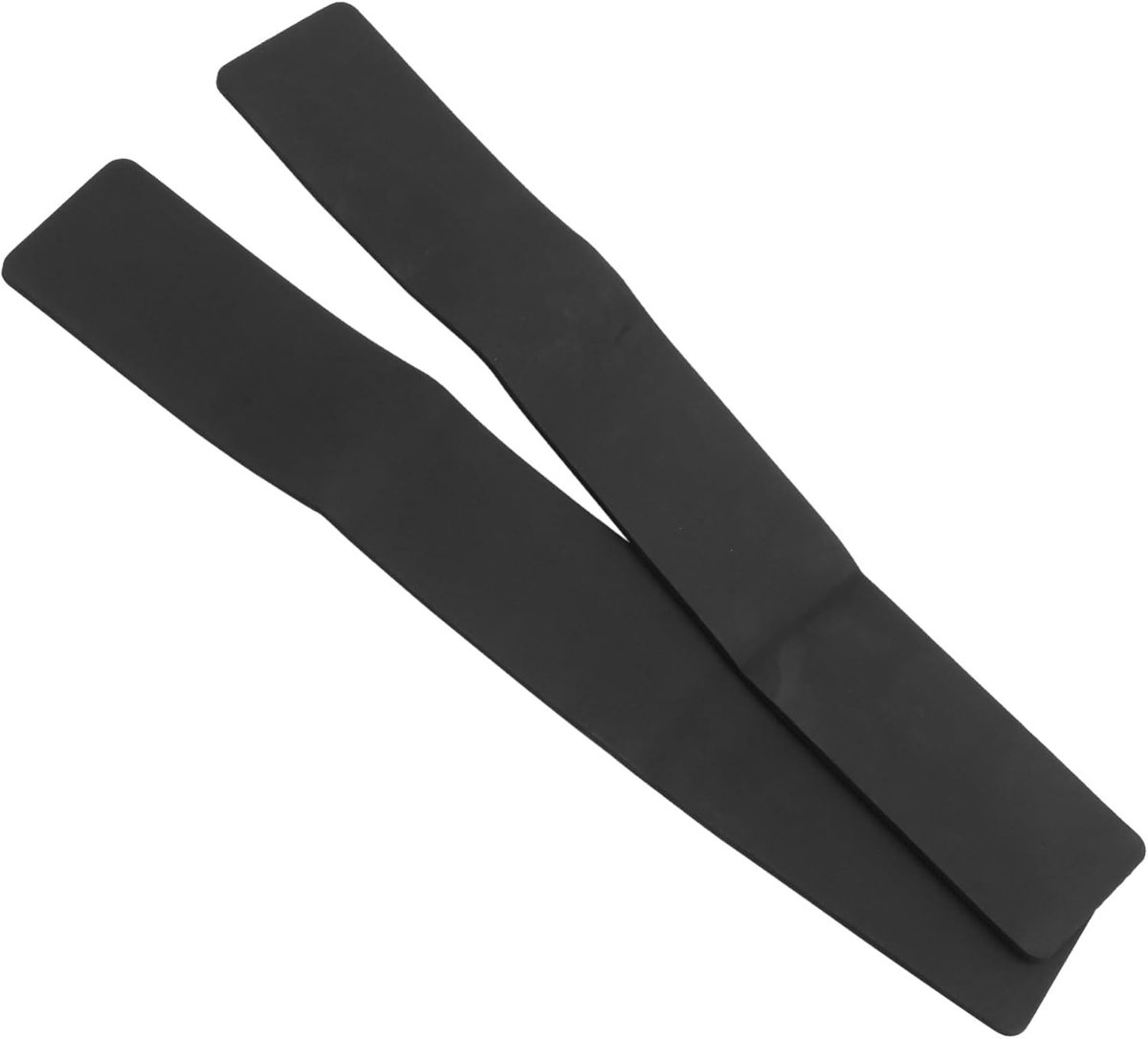 Meubelglijders - Stoelbeschermers - Vloeren Beschermen - Zelfklevend Rubber - 76x11cm - Zwart