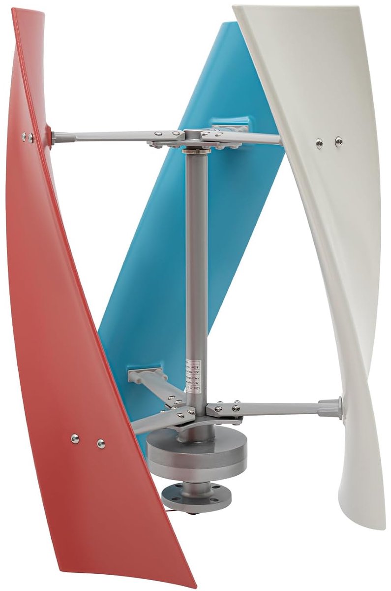 Windturbine – Verticale Windmolen – Windgenerator – Windenergie Generator – Windmolen Generator – 400W Vermogen – IP67 Waterdicht – Stil Onder 30 dB