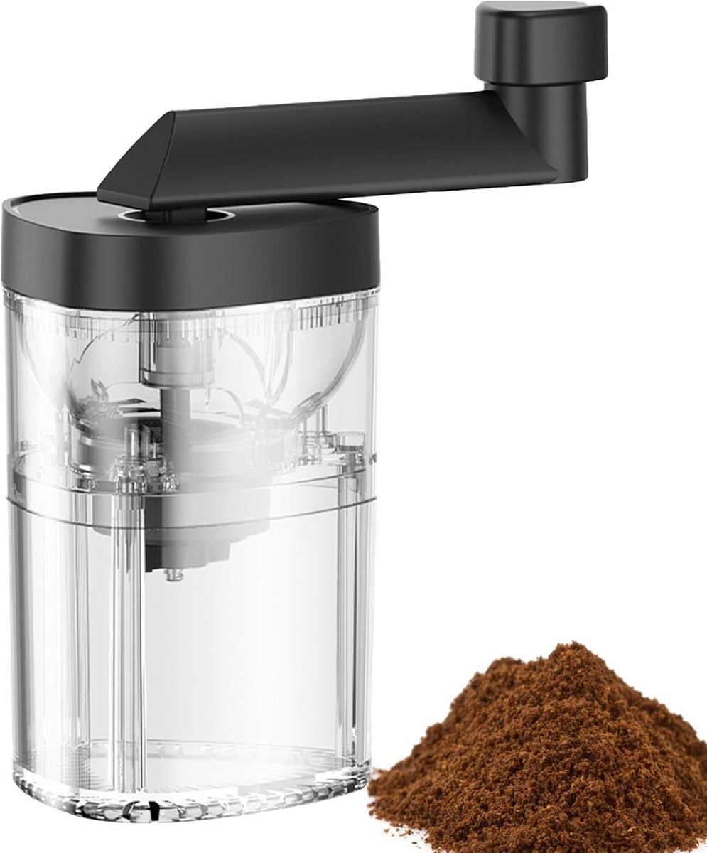 Slimme Koffiemolen - Handmatige Molen - Verse Koffie - Verstelbare Maalgraad - 15 x 7 cm