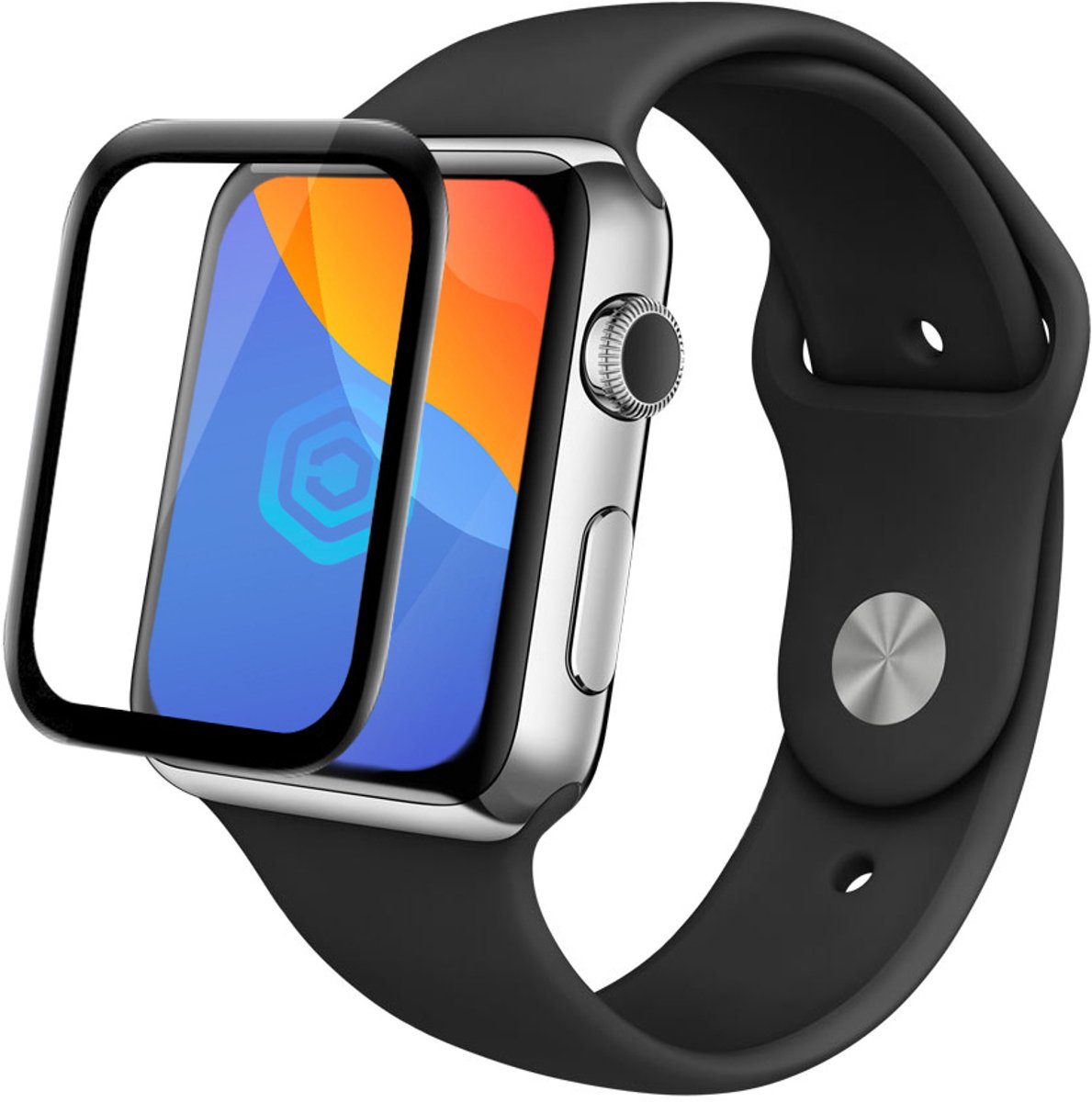 Casecentive 3D full cover flexible glass Apple Watch 49mm
