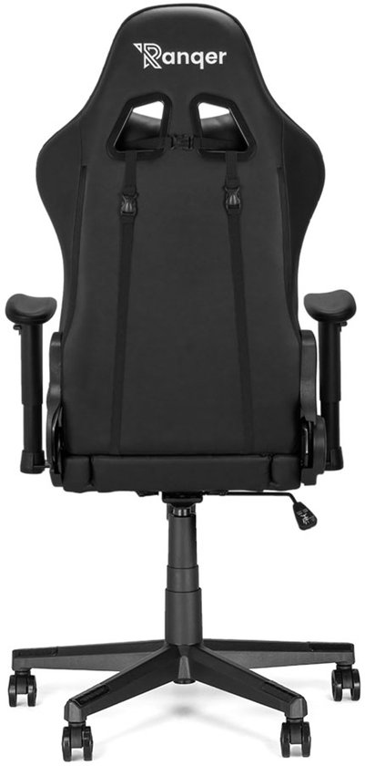 Ranqer Felix – Chaise gaming avec dossier et accoudoirs réglables – Siège gamer Noir