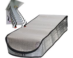 Zolderluik Isolatiehoes - Winter Isolatie - Energie Besparen - Dubbelzijdige Folie - 54x25x11 Inch