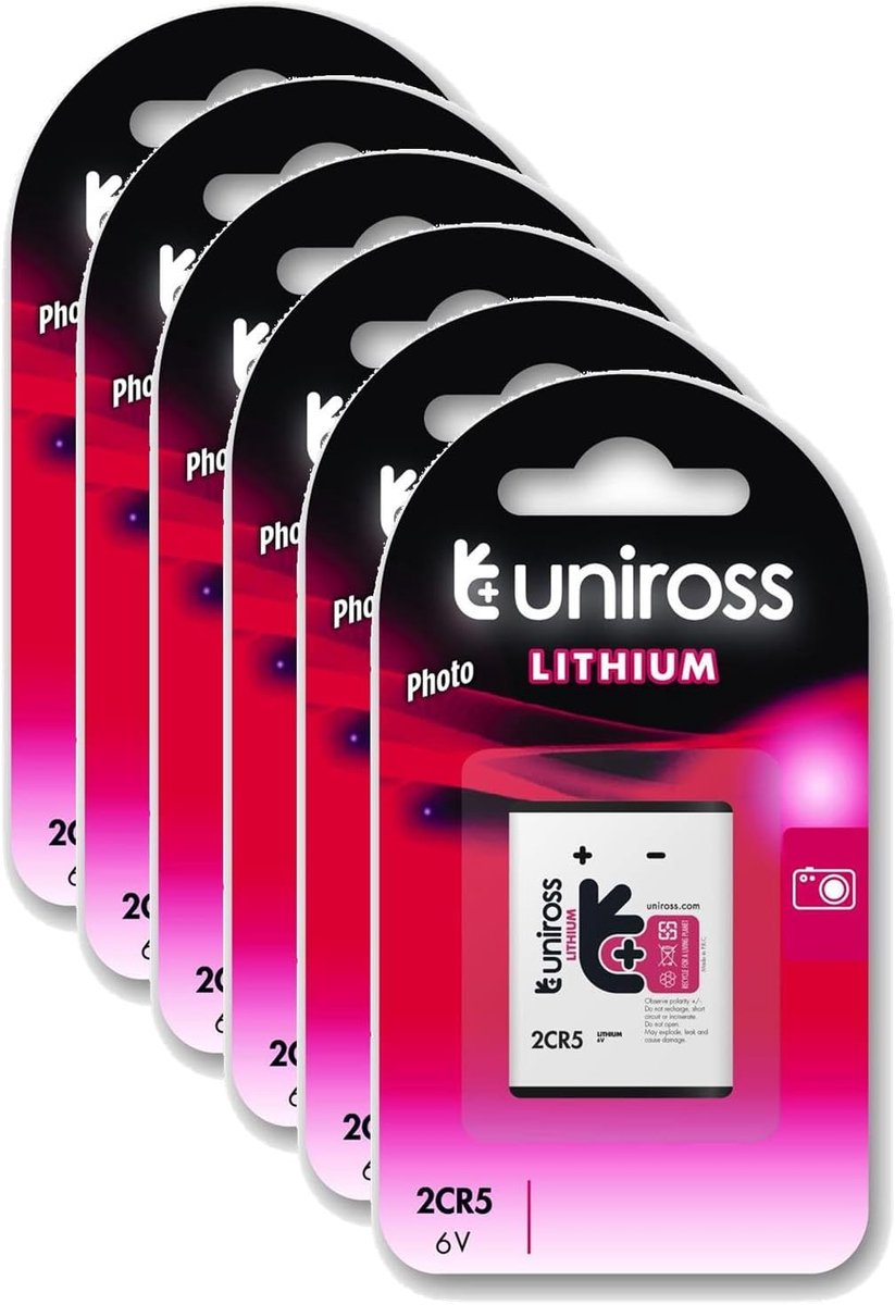 Lithium Batterijen - 6 Volt Energie - Camera Voeding - Betrouwbare Energiebron - 6 Stuks