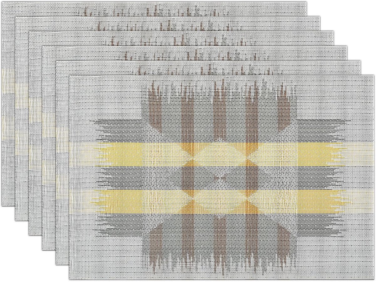 Placemats Set - Tafelonderleggers - Bescherming Tafel - Waterdicht & Wasbaar - 30x45 cm - Grijs