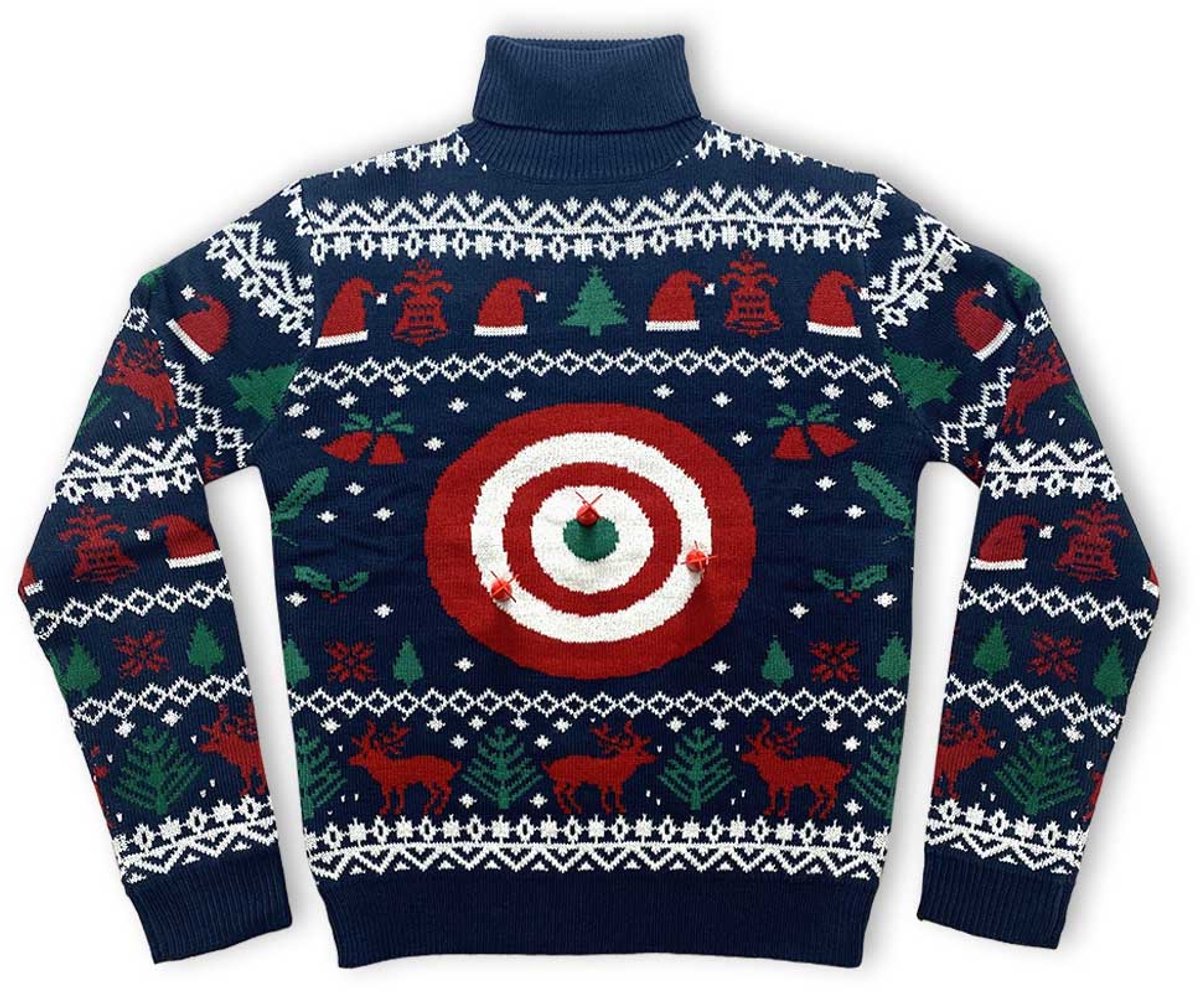 Foute kersttrui - coltrui - dames - heren - volwassenen - Drink Darts - Maat XL