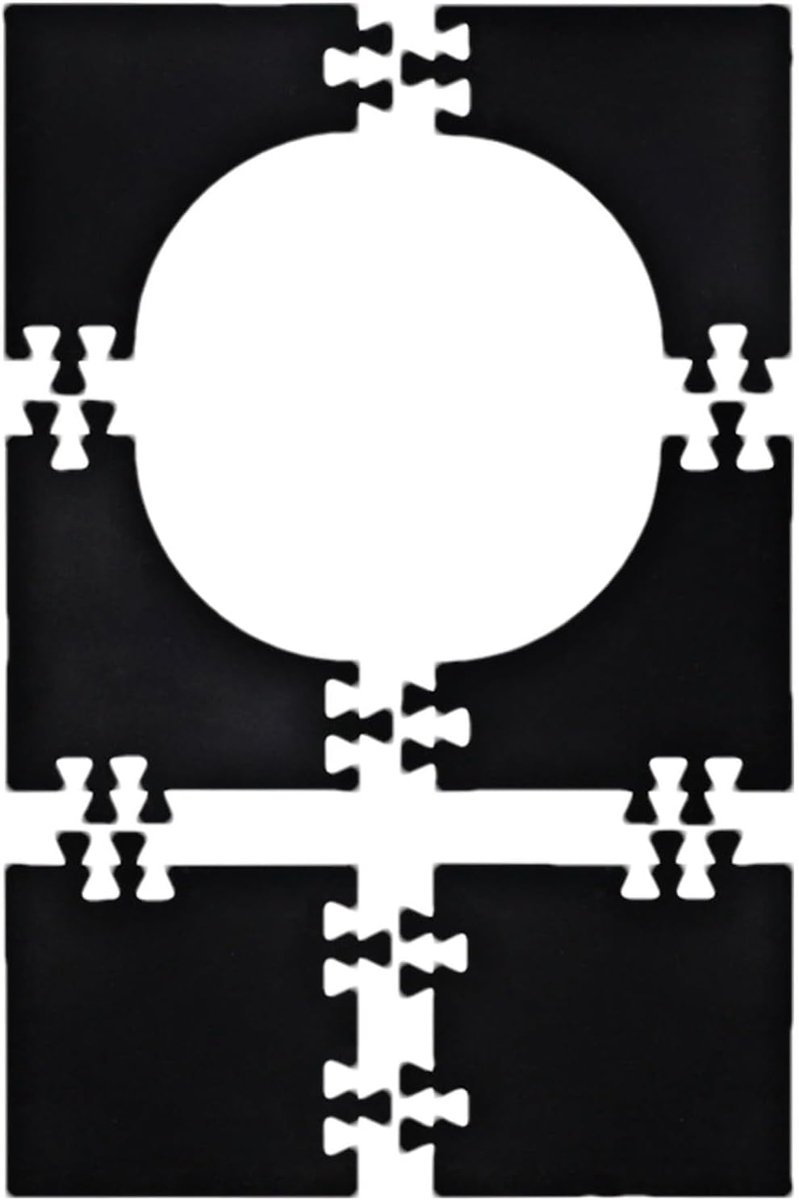 Dartbord Beschermring - Muurbeschermer Surround - Veilig Darten - Duurzame EVA Constructie - Buitenmaat 104x71cm