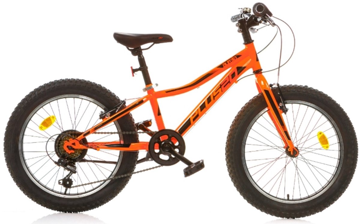 Dino Bikes Plus 20 inch jongensfiets oranje