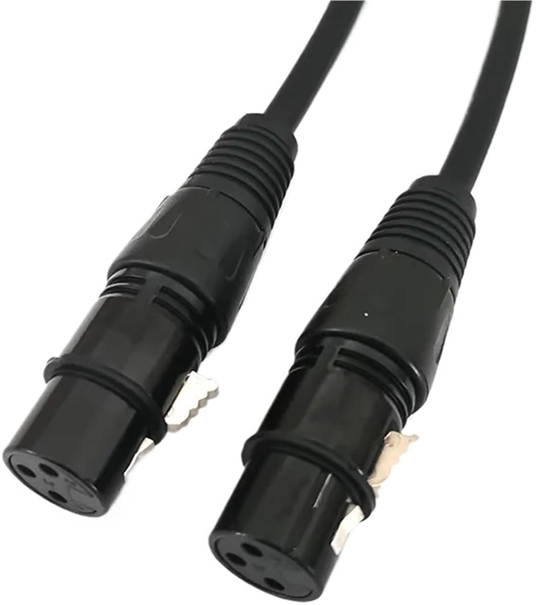 XLR Kabel - Microfoon Kabel - Audio Verbinding - Koperen Kern - 1 tot 20 Meter - Zwart