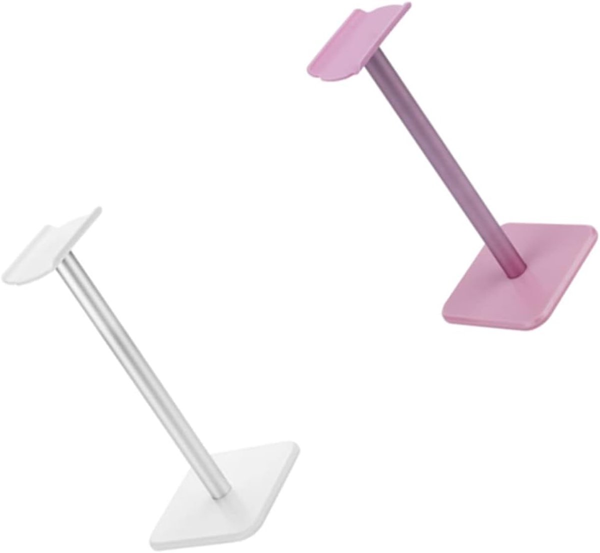Hoofdtelefoonstandaard - Headset Houder - Bureau Organisatie - Stevige Anti-slip Basis - 23.5cm Hoog - Roze
