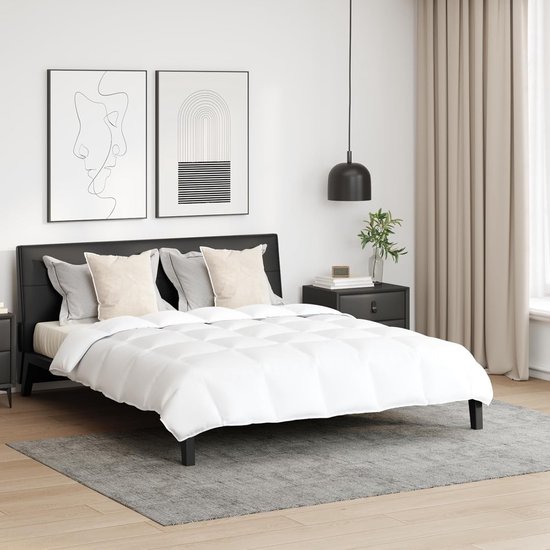 Dekbed set - Dons dekbed - Hele jaar door - Zacht en warm - 200 x 220 cm - Wit