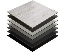HPL Plaat - Gevelplaat Composiet - Buitenbekleding - Weerbestendig Robuust - 100x50cm 6mm - Antraciet