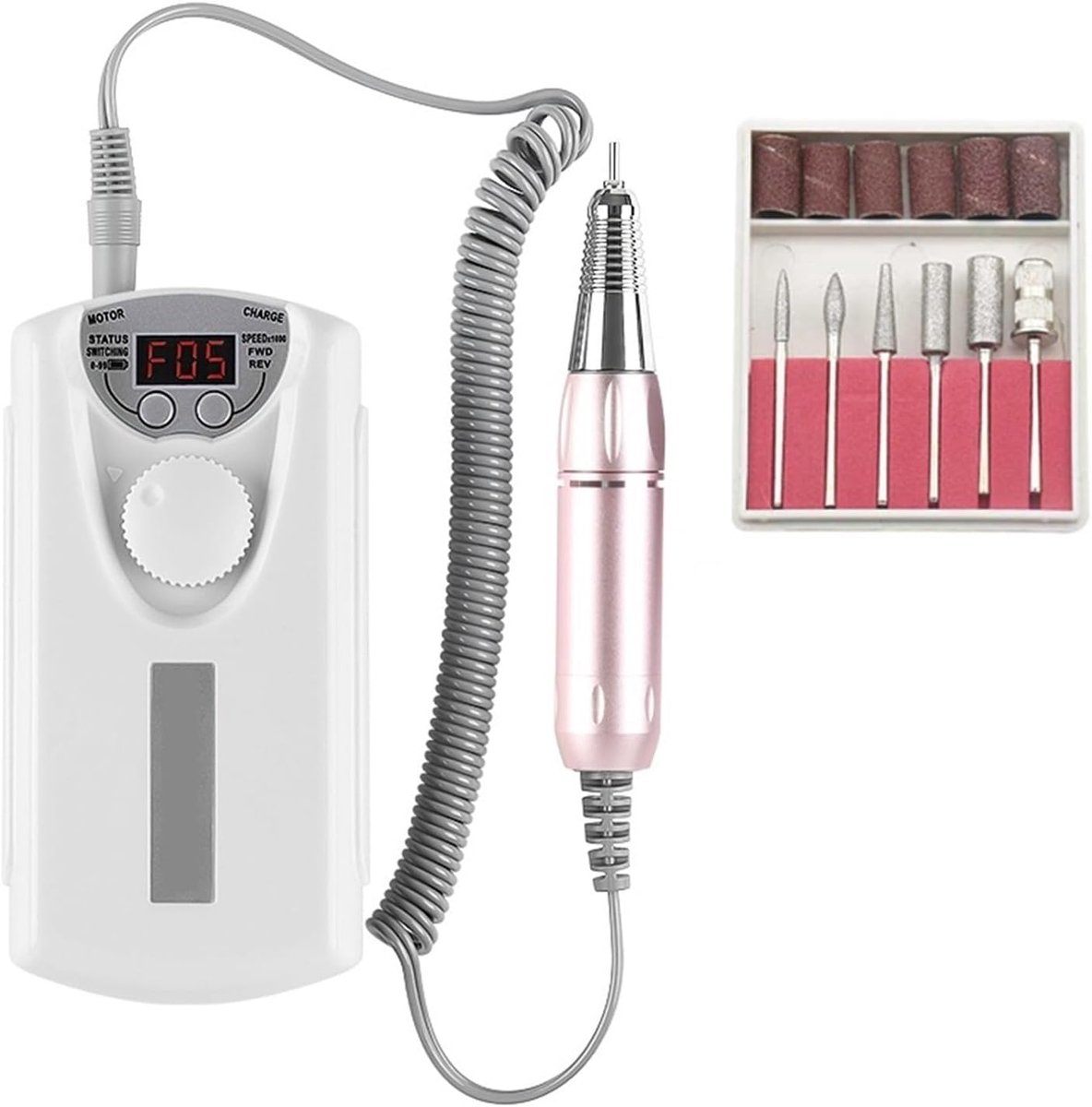 Elektrische Nagelfrees - Nagelvijl Machine - Manicure Pedicure - 30000 RPM Snelheid - Wit