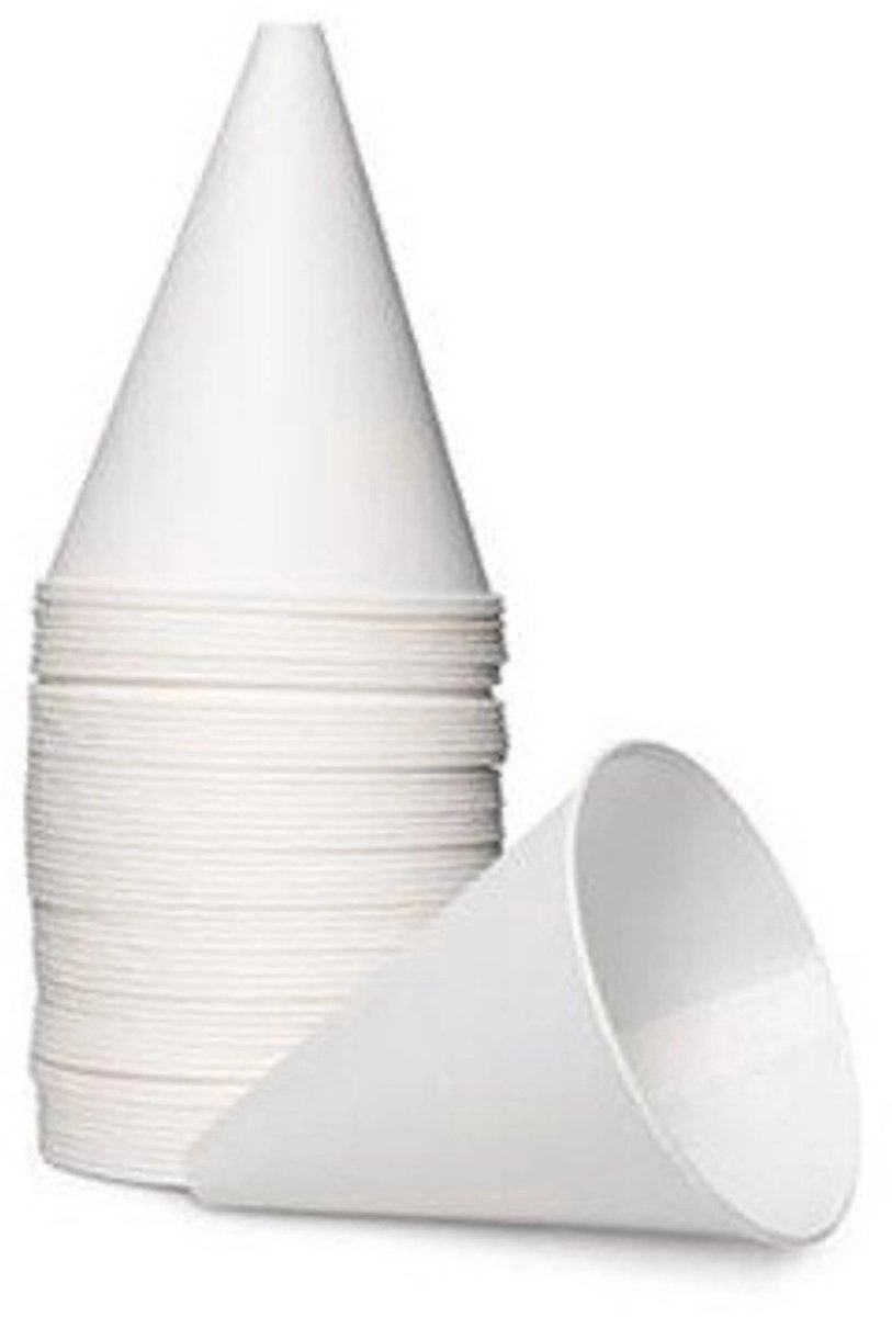 CROP Papieren Trechters Wegwerp 296ml - 250 stuks