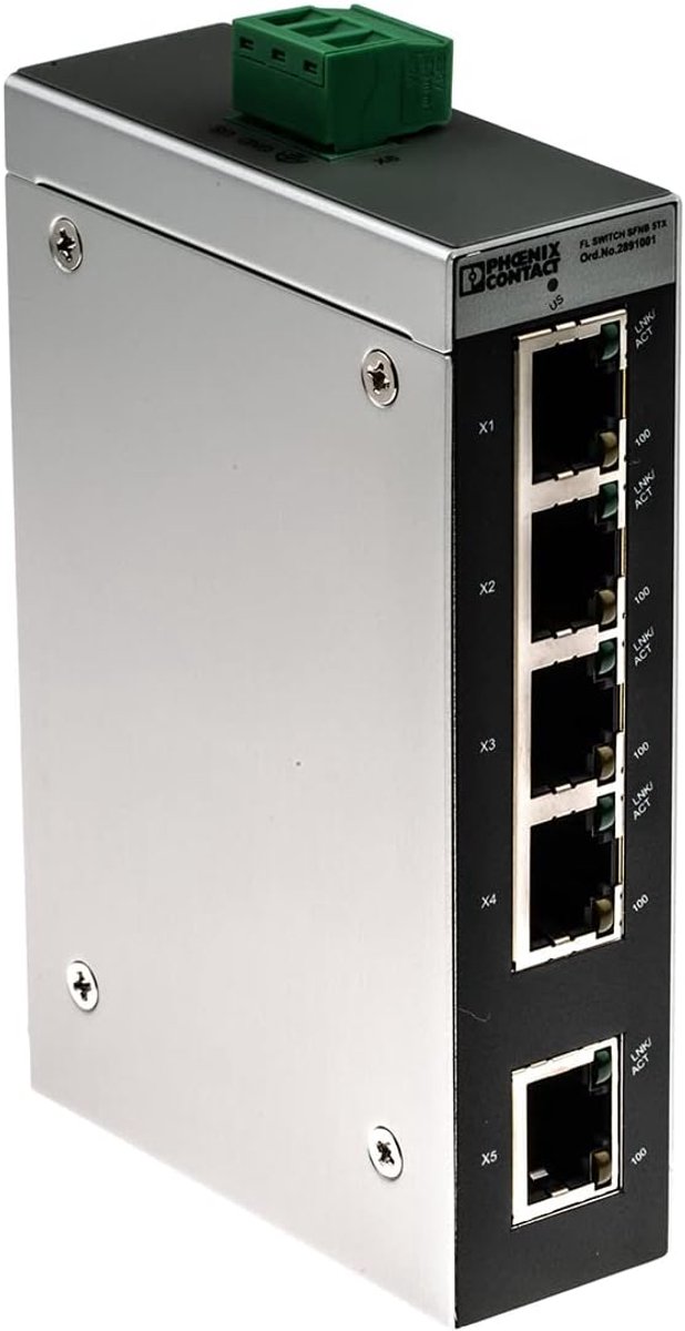 Ethernet Switch - Netwerk Switch - Netwerk Uitbreiding - 5 Poorten Autodetectie - 7x2.8x11 cm