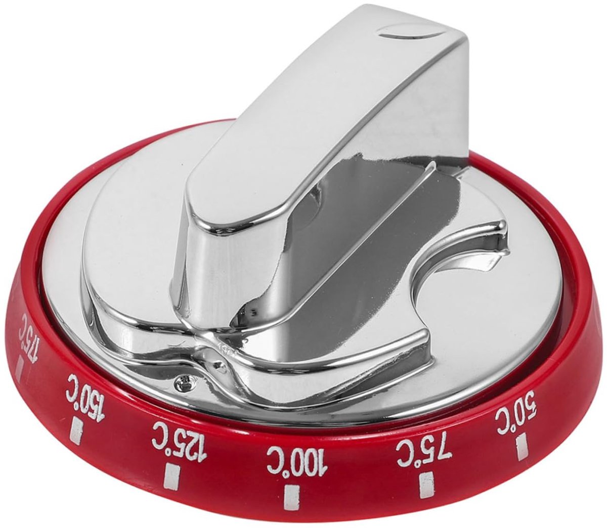 Thermostaatknop Oven - Temperatuurregelaar - Nauwkeurig Koken - Universele Pasvorm - 6mm Gat - Rood
