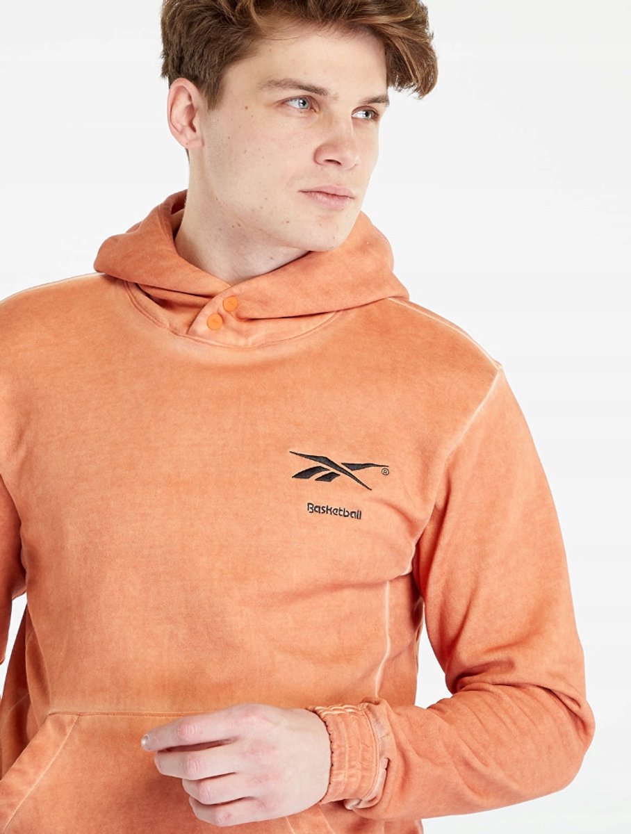 Reebok Hoodie Mannelijk – S Logo Oranje