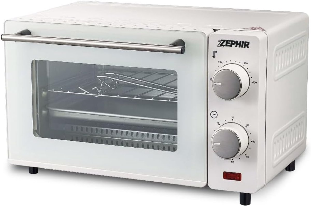 Elektrische oven - Mini oven - Kleine gerechten maken - 10 liter capaciteit - 22 x 37 x 29 cm
