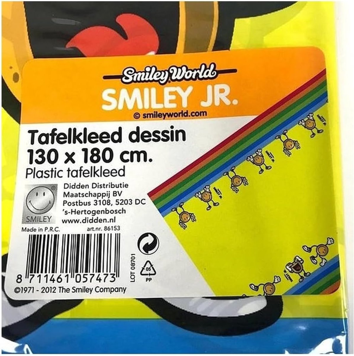 Tafelkleed - Decoratief Kleed - Eettafel Beschermen - Vrolijk Patroon - 130 x 180 cm