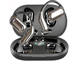 Kraftverdia - Draadloze Oordopjes - Bluetooth - Geschikt voor iOS & Android - Lange Batterijduur - Comfortabel Draagcomfort - Bone Conduction - Sporthoofdtelefoon - Open-ear - Met Microfoon - Touch - IPX7 Zweetbestendig - Voor Hardlopen, Fitness