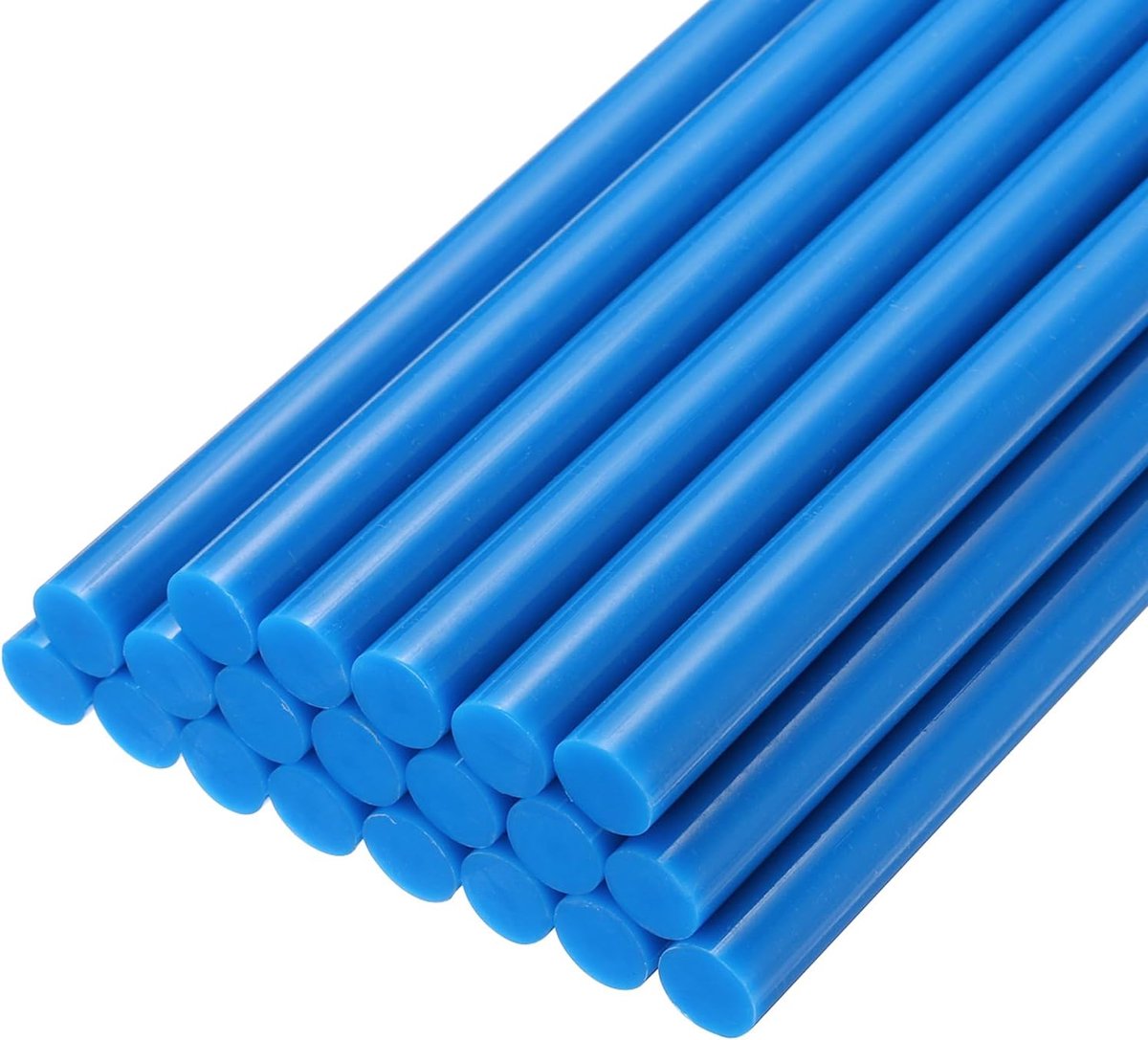 Lijmstiften Set - Hete Lijm Sticks - Knutselen Repareren - Hoge Viscositeit EVA - 200mm x 7mm - Pauw Blauw