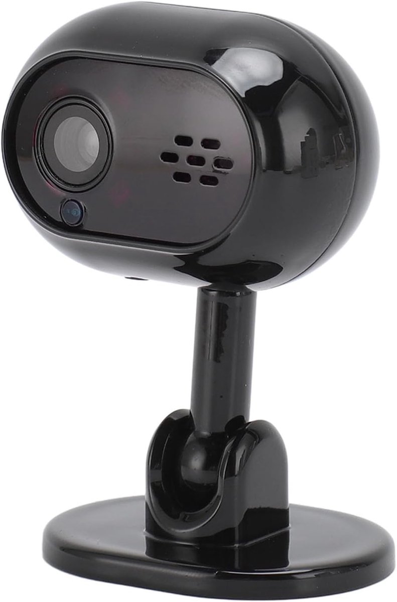 Beveiligingscamera HD - Babyfoon Nachtzicht - Huisbewaking Baby - Tweewegcommunicatie Bewegingsdetectie - 1080P Resolutie - Zwart