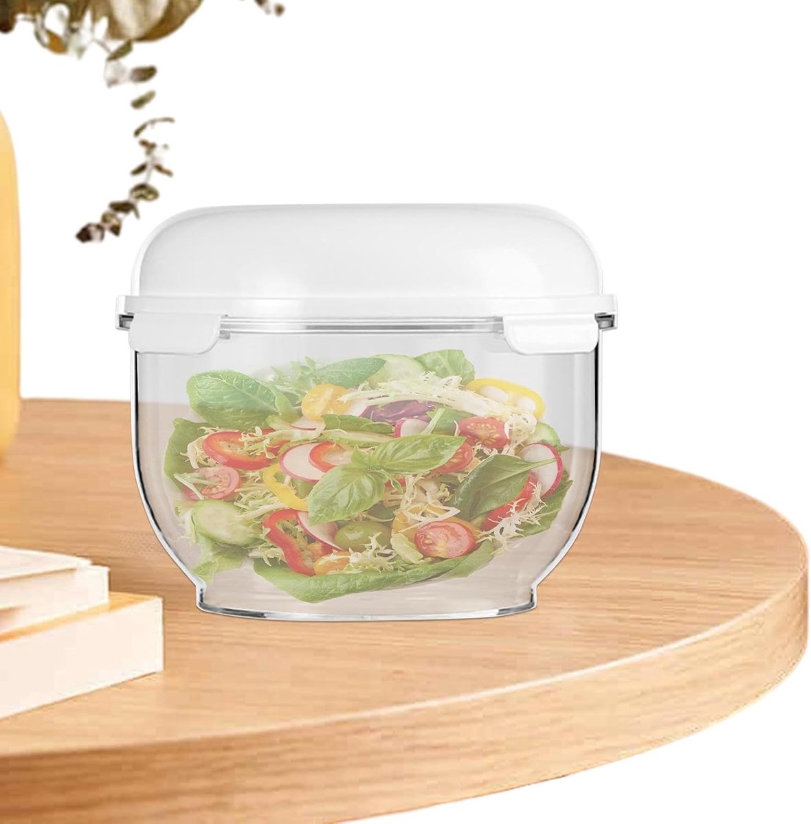 Deeg Rijzen Container - Bakbenodigdheid Voedselopslag - Brood Pizza Bakken - Transparant Zichtbaar - 22.5 x 20.9 x 18.1 cm