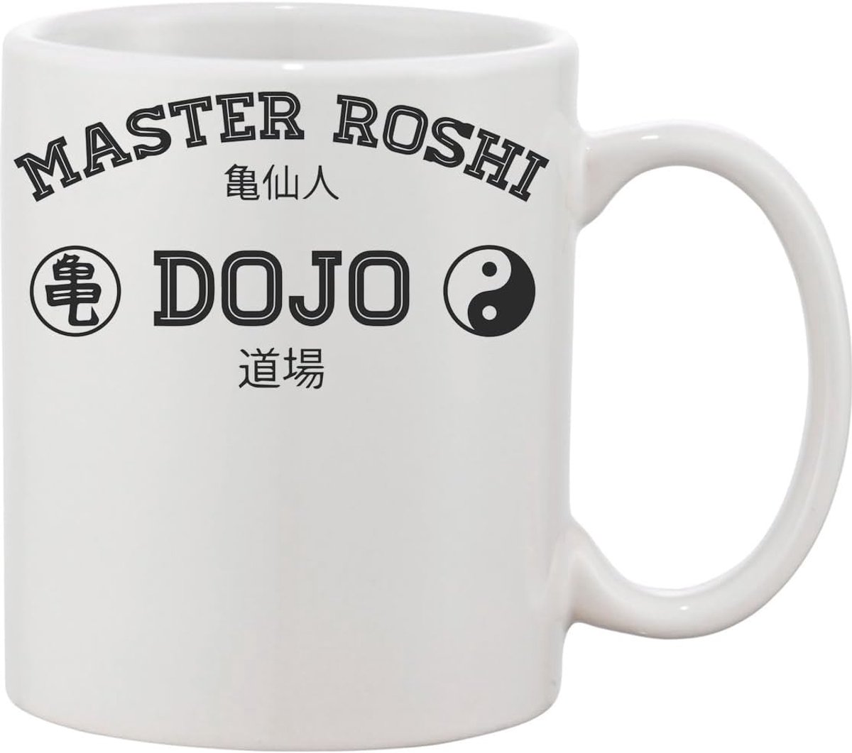 Keramische Mok - Yin Yang Logo - Koffie Thee - Stijlvol Design - Wit