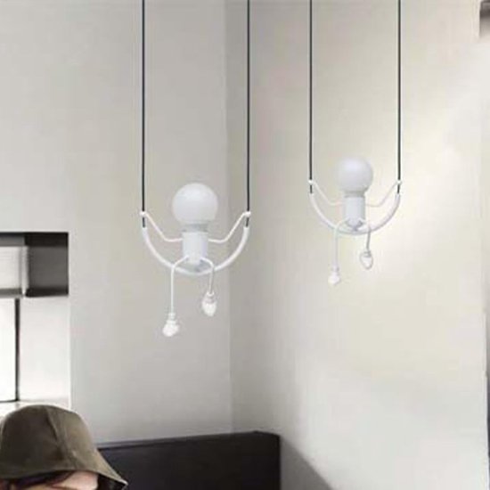 Nachtlampje Kinderkamer - Decoratieve Wandlamp - Sfeervolle Verlichting - Charmant Cartoon Design - 25x25x100cm - Wit — afbeelding 3
