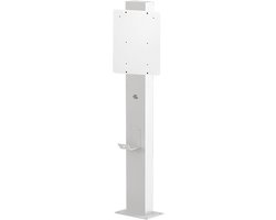 Laadpaal Beugel - EV Oplader Houder - Parkeerplaats Installatie - Universele Compatibiliteit - 156 x 26 x 19 cm - Wit