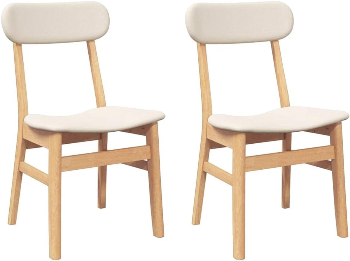 Keukenstoel Set - Eetkamerstoelen Hout - Comfortabel Tafelen - Ergonomisch Ontwerp - 47x47