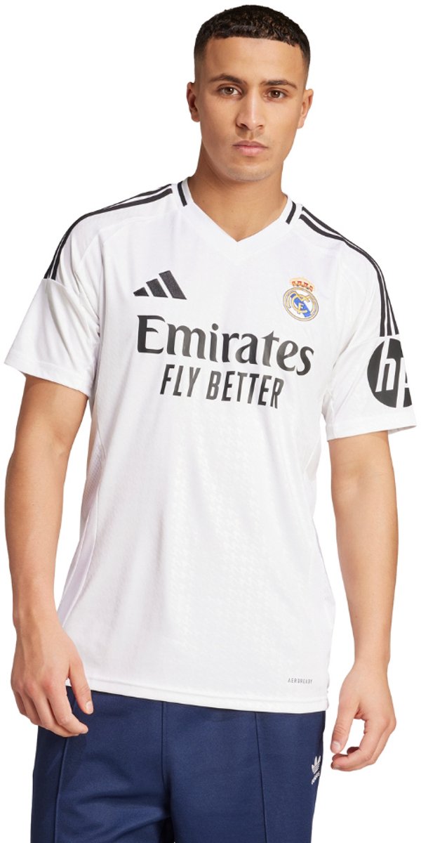 adidas T-shirt Heren Real Madrid 24/25 Home Wit - Maat L