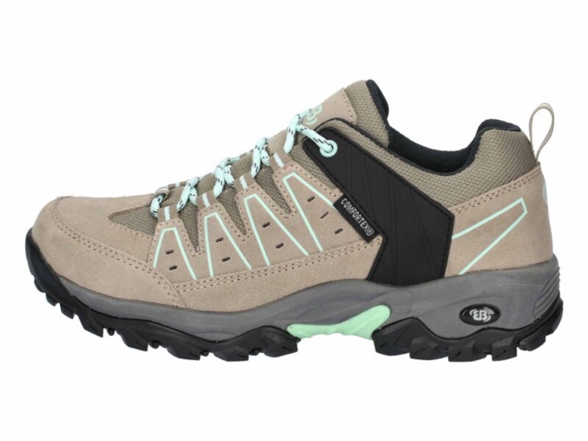 Brütting wandelschoenen Mount Pinos Low met comfortex – Turqoise 36 Beige