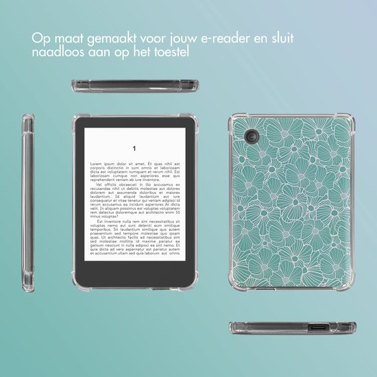 Ereader Hoes - Geschikt voor Kobo Clara BW/Kobo Clara Colour - Groen van Merkloos — afbeelding 5