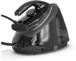SAVI® Strijkijzer met stoomgenerator - strijkijzer met stoom - Strijkijzer - Zwart/Grijs - ‎38cm x 20cm x 1cm