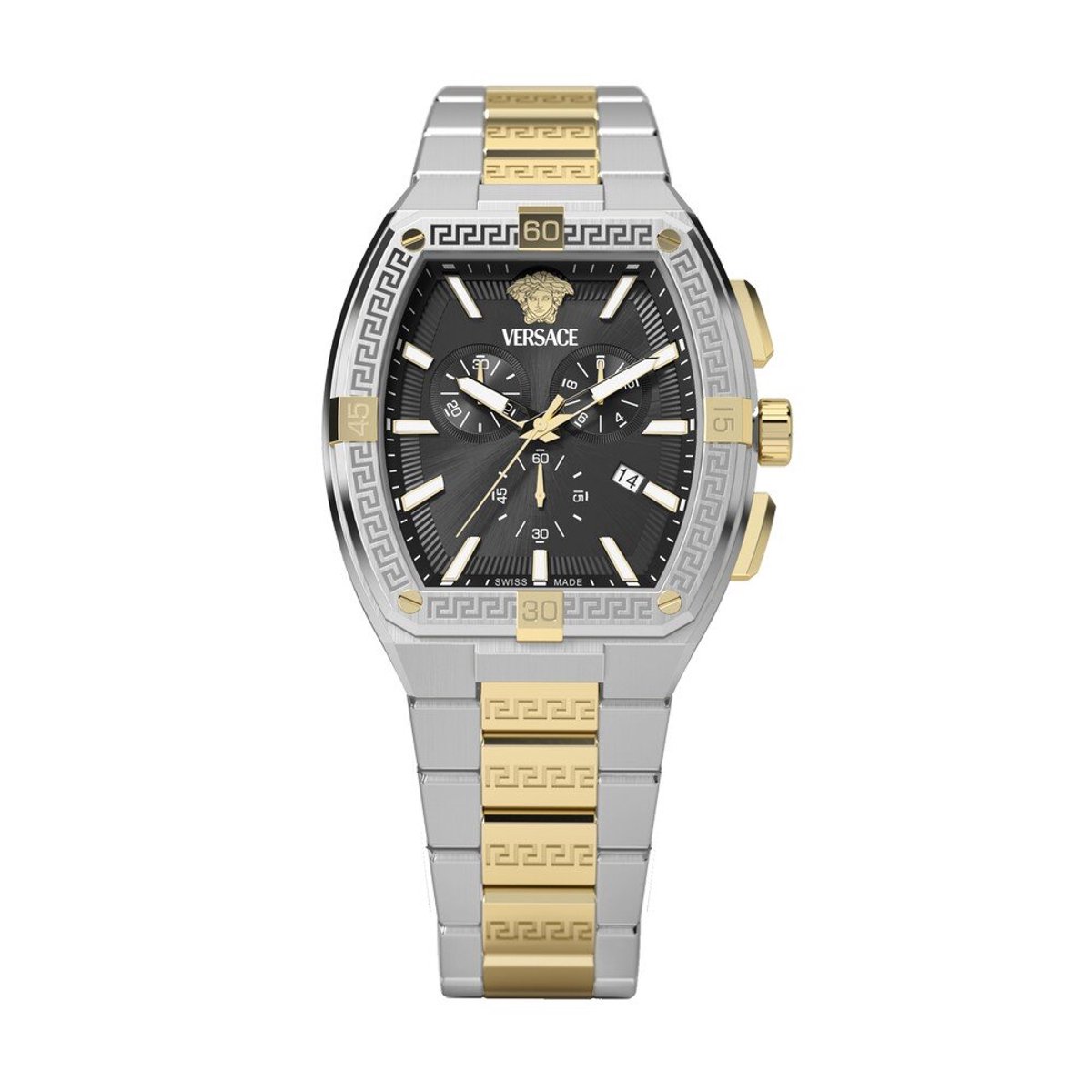 Versace - VESP00524 - Polshorloge - Heren - Kwarts - Sporty Tonneau Greca