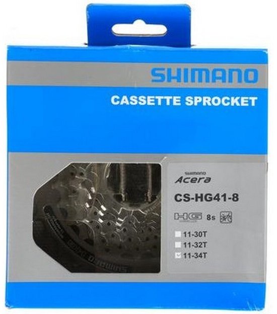 CASSETTE HG41 8 SPEED 11-34 van Shimano — afbeelding 2