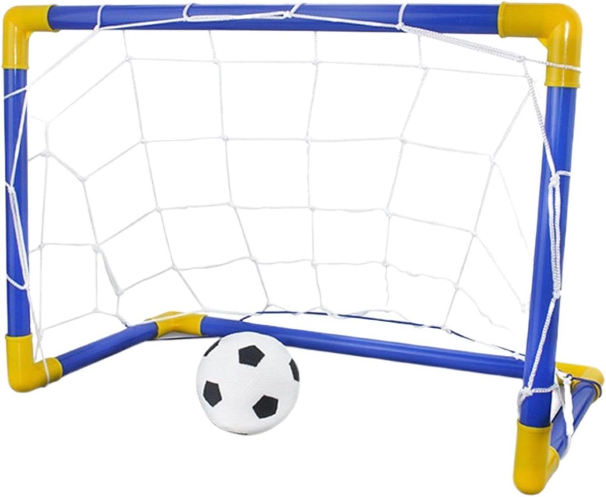 Voetbaldoel Kinderen - Oefendoel Net - Sport Training - Opvouwbaar Ontwerp - 60 x 60 cm - Zwart