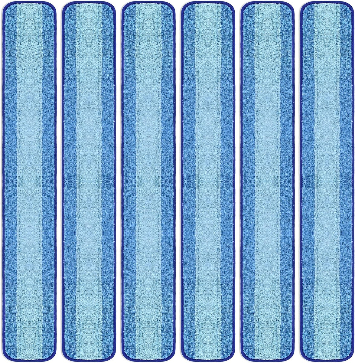 Microfiber Vloerdweilmop Refill Pads voor Hardhouten Vloeren - Set van 6