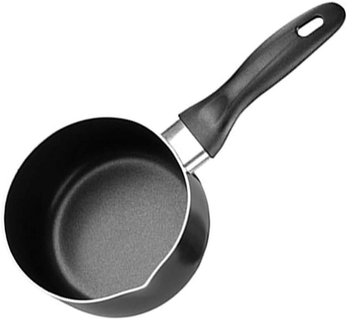 Kookpan met antiaanbaklaag voor melk en sauzen