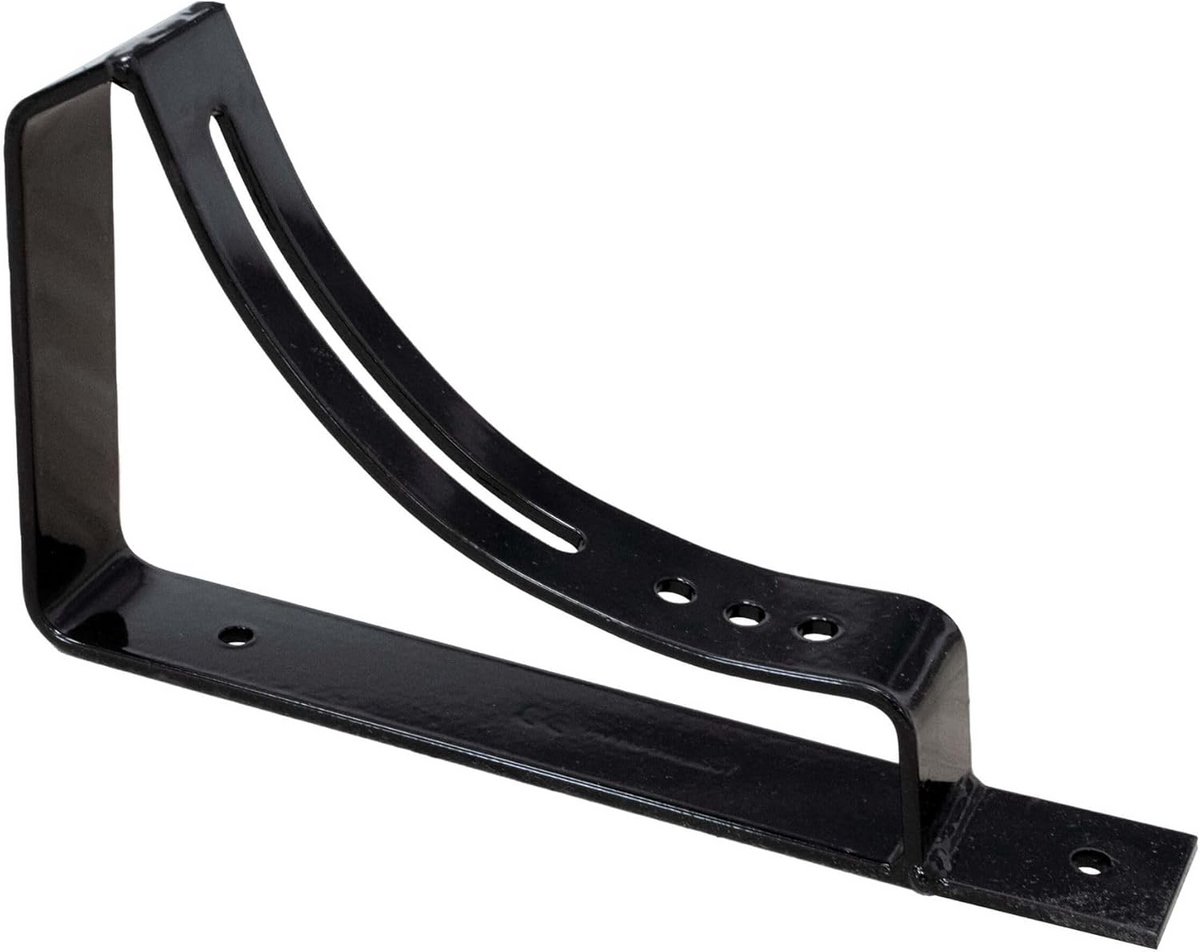 Universele roostersteun voor daktrede en dakrooster - 28 cm zwart