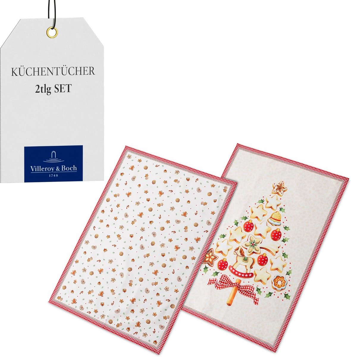 Keukendoeken Winter Bakery Delight, 50x70 cm, 2 Stuks