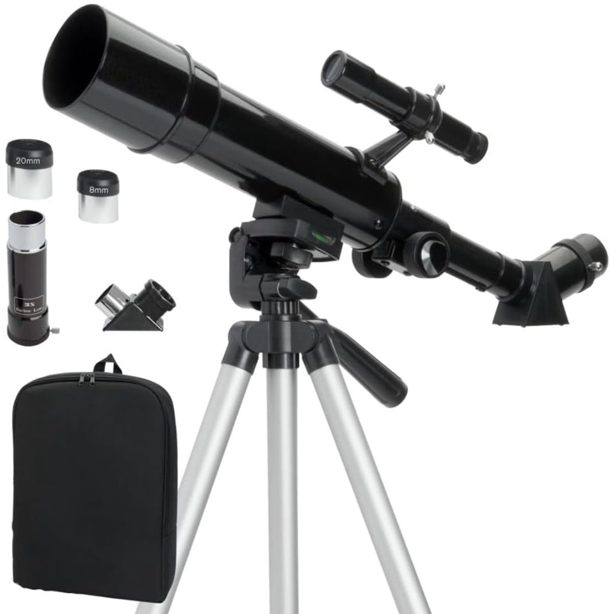 DYNA® Telescoop kinderen - Sterrenkijker - Telescoop - Zwart - 72cm x 18cm x 36cm