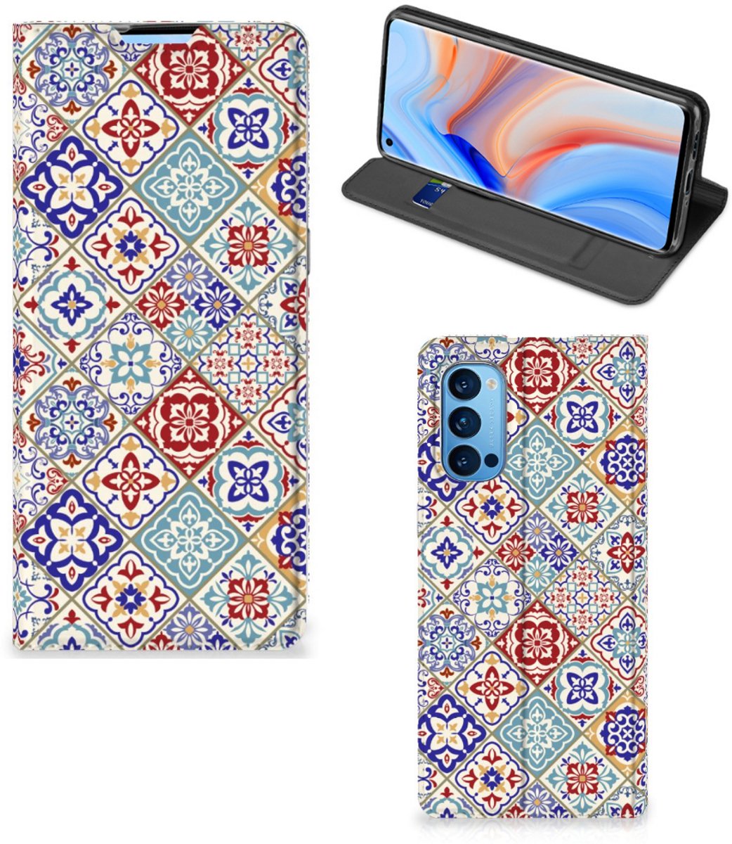 OPPO Reno4 Pro 5G Standcase Tiles Color