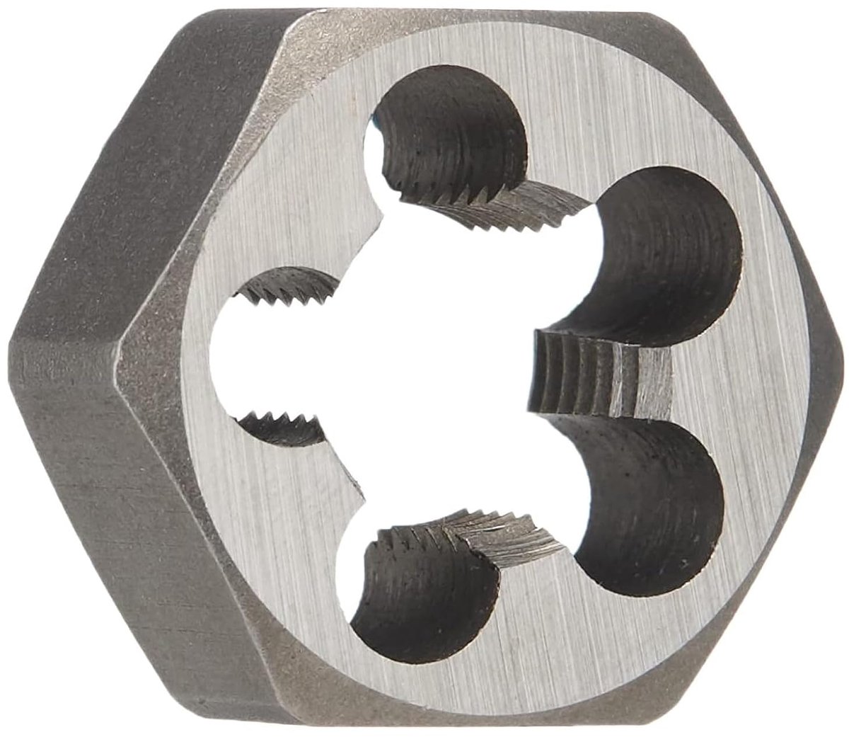 1-1/2"-12 Carbon Steel Hex Rethreading Die - Reverse Linker Hand