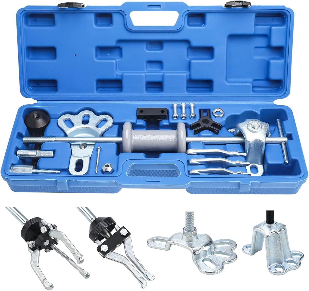 17-delige wielnaaftrekkerset en wiellagertrekker voor auto-reparaties