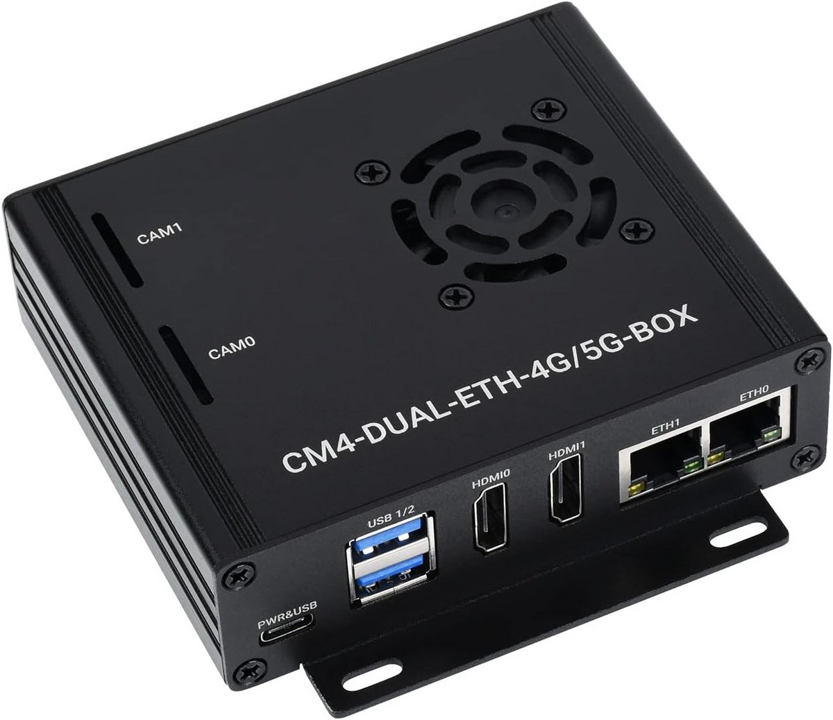 Mini-Computer met Dubbele Gigabit Ethernet 5G/4G en Koelventilator