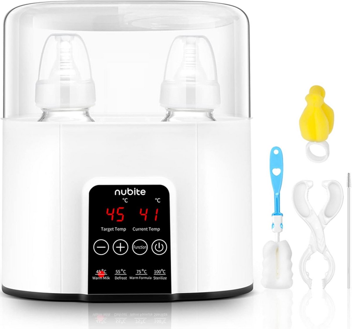 Flessenwarmer voor Babyvoeding - Snelle Verwarming voor Flessen