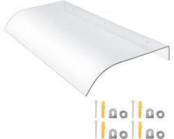 Luifel voor voordeur - Transparant Polycarbonaat Overspanning voor Regenbescherming en Decoratie