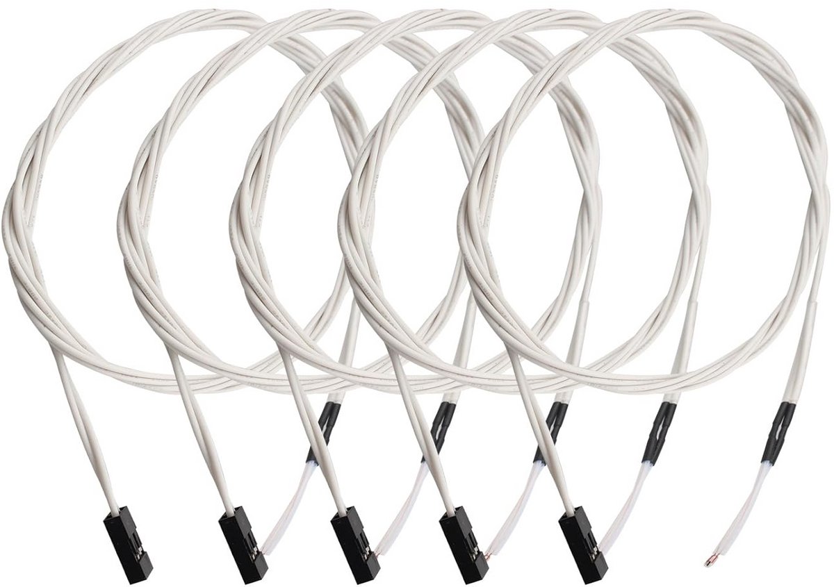 5 Stuks Thermistor NTC 3950 100K Temperatuursensor voor 3D Printer