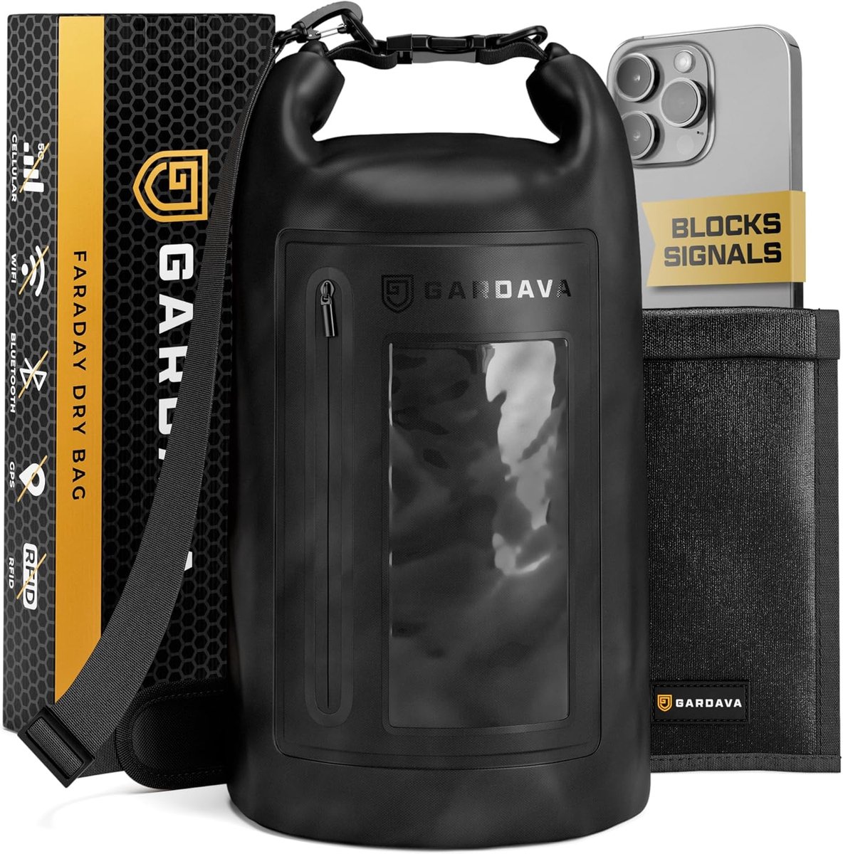 Waterdichte Faraday tas voor laptops en telefoons - EMP-bescherming en militaire kwaliteit
